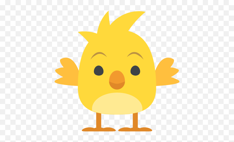 Front - Facing Baby Chick Emoji For Facebook Email U0026 Sms Id Chick Emojis Png,Baby Emoji Png