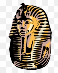 King Tuts Mask Royalty Free Vector - Pharaoh Clipart Png,King Tut Png