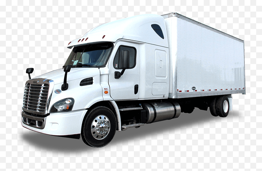 Download Strick Box Truck Body - White Semi Tractor Png,Box Truck Png