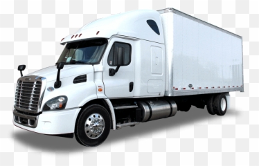 Download Strick Box Truck Body - White Semi Tractor Png,Box Truck Png