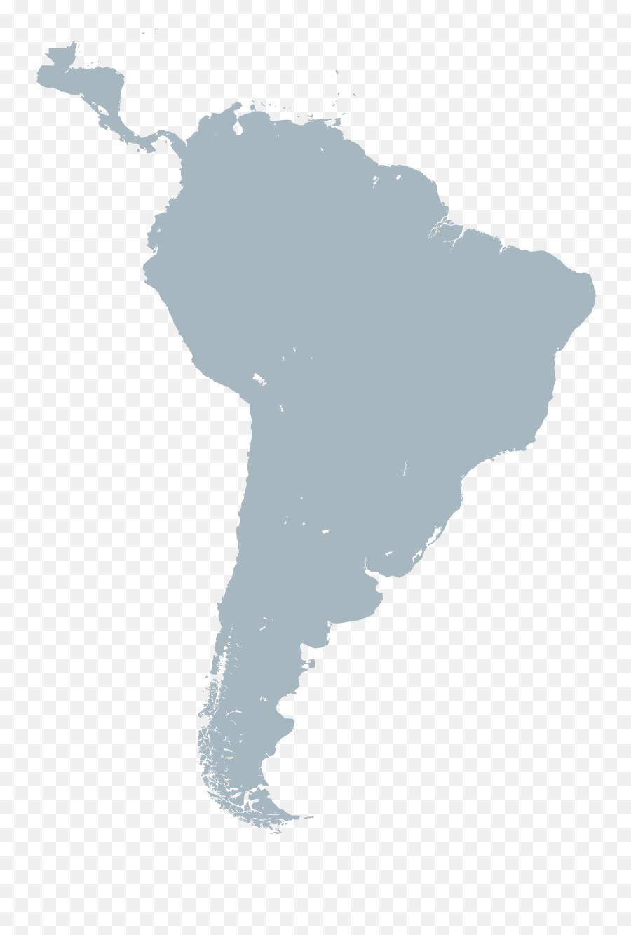 South America Continent Earthmc Wiki Fandom - Transparent Latin America Map Png,America Png