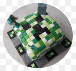 Download Hd Minecraft Birthday Cake - Hard Png,Minecraft Cake Png
