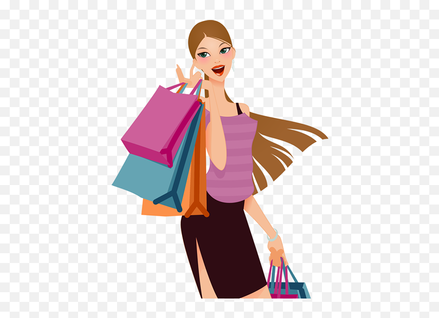 Online Shops Shopping - Transparent Shopping Girl Png,Online Shopping Png