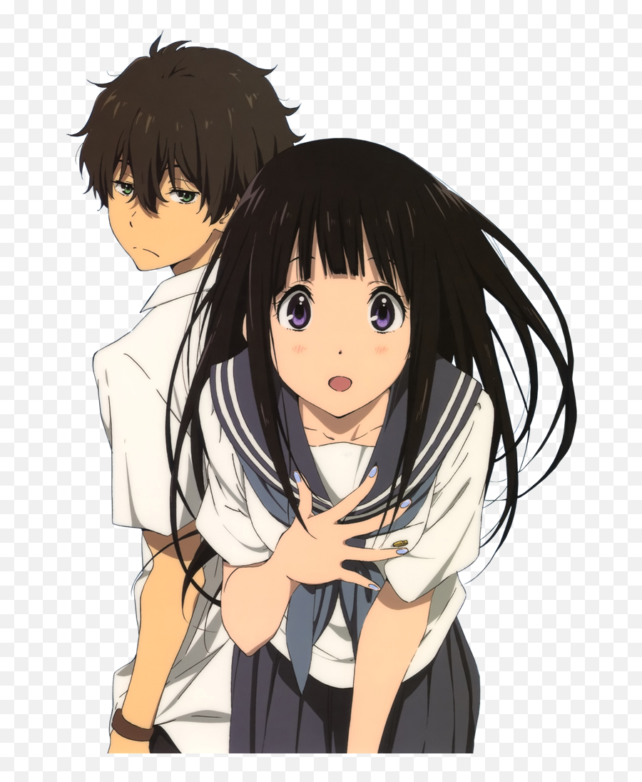 Hyouka Free Download Hq Png Image - Oreki And Chitanda Png,Anime Head Png