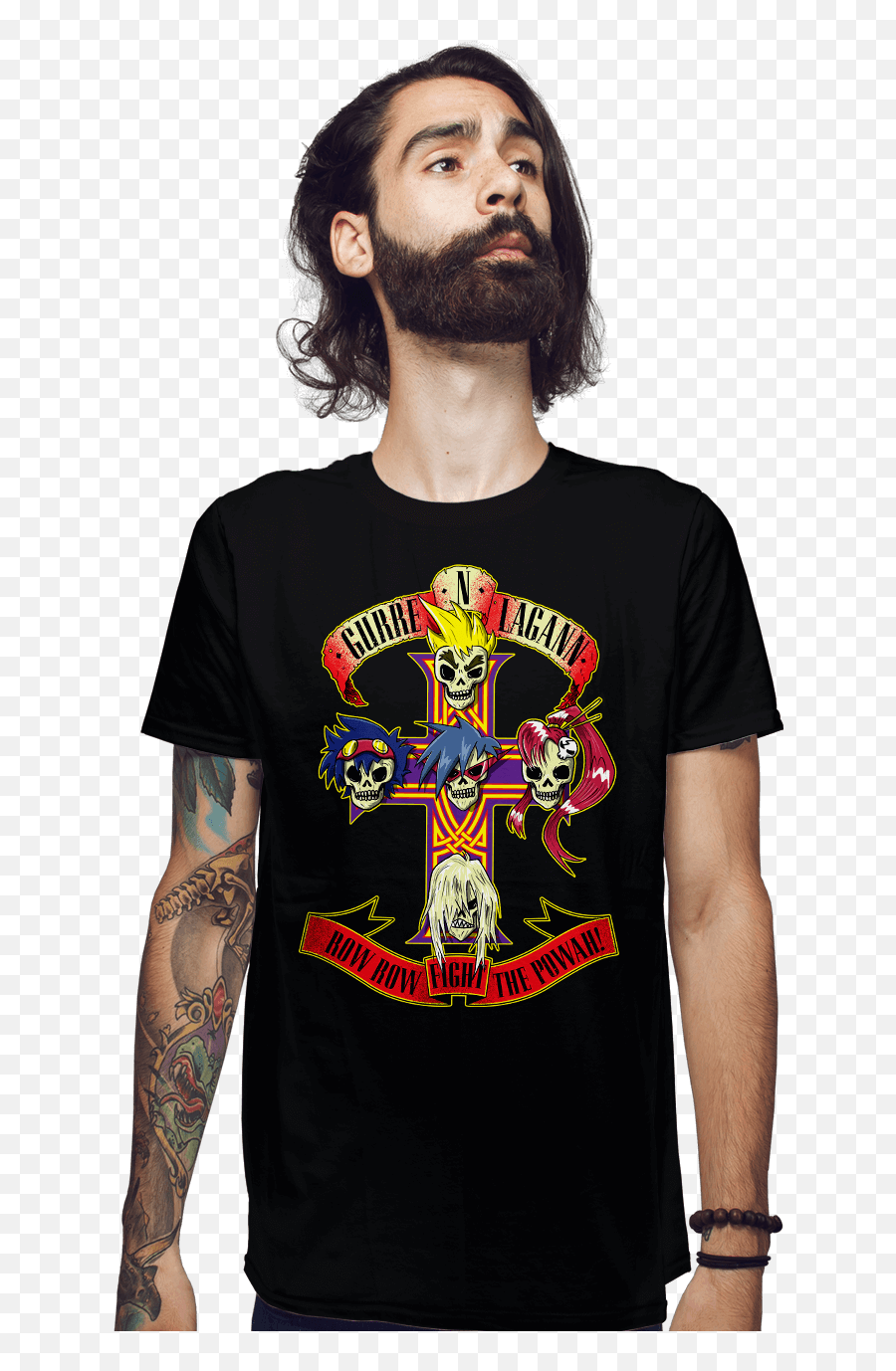 Gurren Lagann Cross The Worldu0027s Favorite Shirt Shop Png