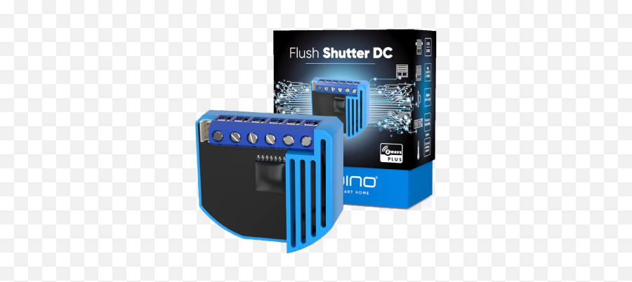 Qubino Flush Shutter Dc Control Your Smart Shades And - Qubino Flush 1 Relay Png,Shutter Shades Png