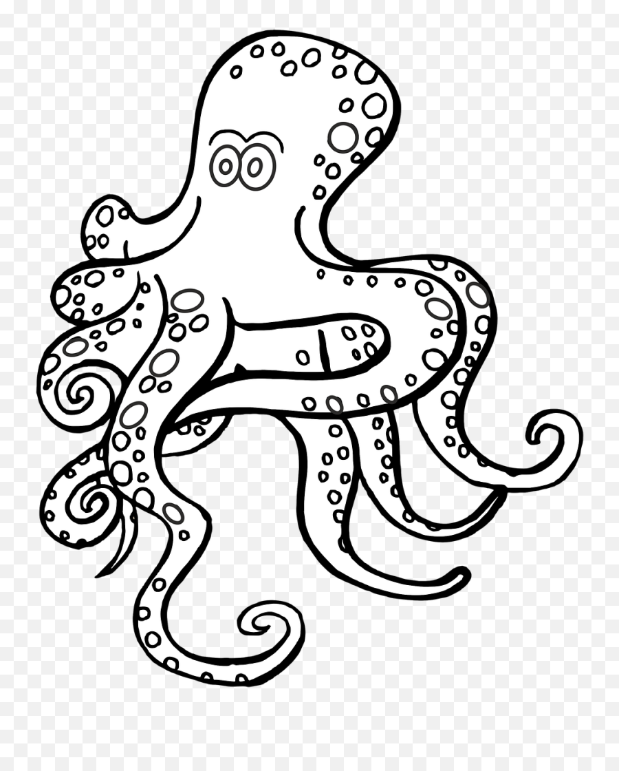 Octopus Tentacles Aquatic - Pieuvre Dessin Png,Tentacles Transparent