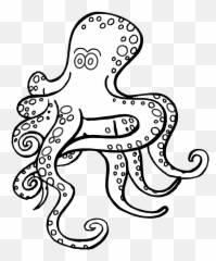 Octopus Tentacles Aquatic - Pieuvre Dessin png