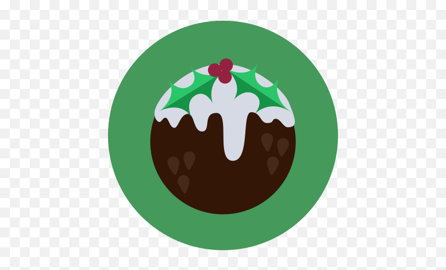 Christmas Dessert Food Fruit Cake - Christmas Pudding Illustration Free Png,Pudding Png