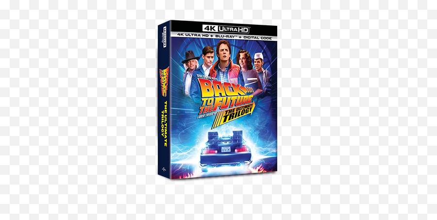 Back To The Trilogy - Back To The Future Bluray 4k Png,Back To The Future Logo Transparent