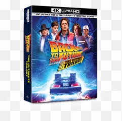 Back To The Trilogy - Future Bluray 4k png