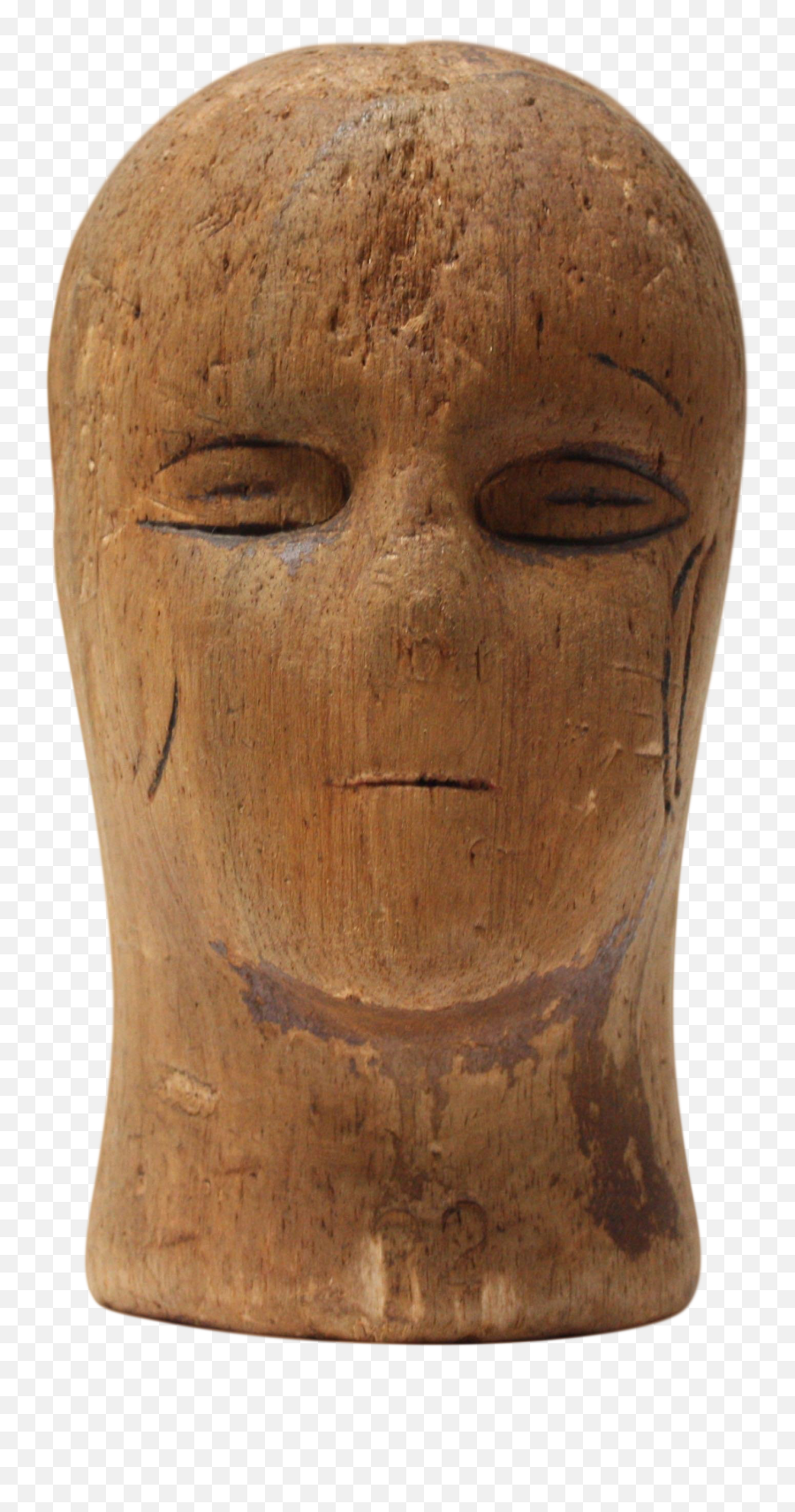 Primitive Cork Mannequin Display Head - Artifact Png,Mannequin Head Png