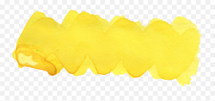 22 Yellow Watercolor Brush Stroke Png Transparent - Water Color Brush Stroke Gold Png,Gold Banner Png