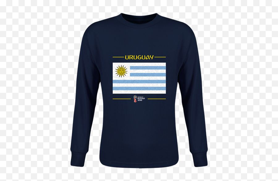 Download Uruguay 2018 Fifa World Cup - Long Sleeve Png,Uruguay Flag Png