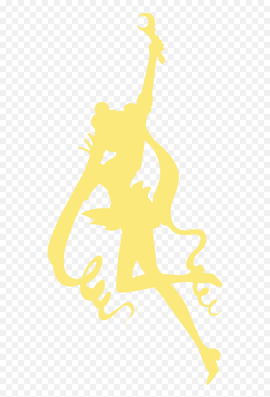 Manga Style Transparent Sailor Moon - Sailor Moon Silhouette Png,Moon Silhouette Png