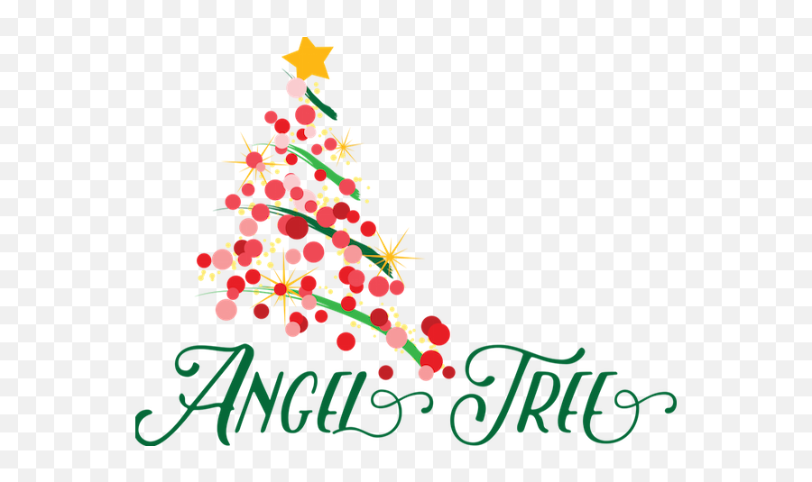 Christmas Angel Tree - Christmas Angel Tree Clip Art Png,Christmas Angel Png