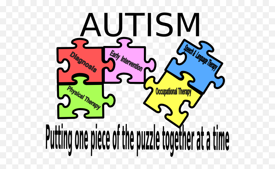 Autism Puzzle Logo Clip Art - Vector Clip Art Autism Awareness For Kids Png,Autism Awareness Png