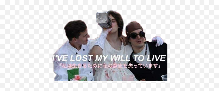 Joji Sushitrash Pinkguy Sticker By Kahnaru - Ve Lost My Will To Live Filthyfrank Png,Transparent Filthy Frank