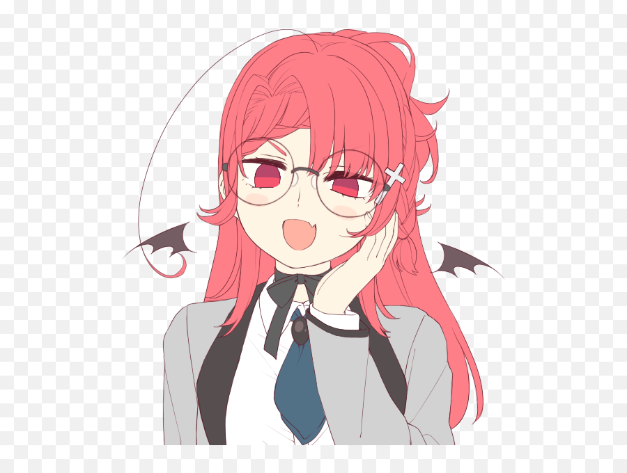 Smug Devil Wings Smugs - Devil Girl Anime Smug Png,Devil Wings Png