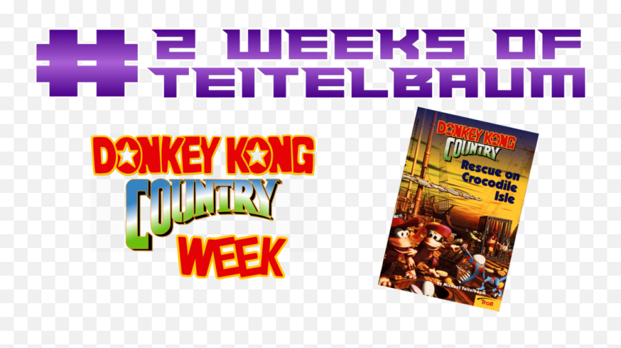 Donkey Kong Week - Rescue On Crocodile Isle Retro Reading Time Horizontal Png,Donkey Kong Country Logo