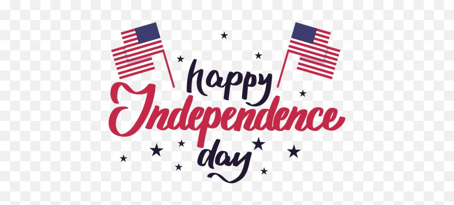 Happy Independence Day Flag Star Usa - Happy Independence Day Usa Transparent Png,Independence Day Png