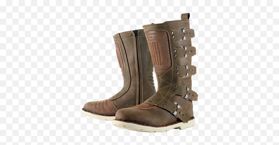 Icon 1000 - Retro Brown Motorcycle Boots Png,Icon 1000 El Bajo