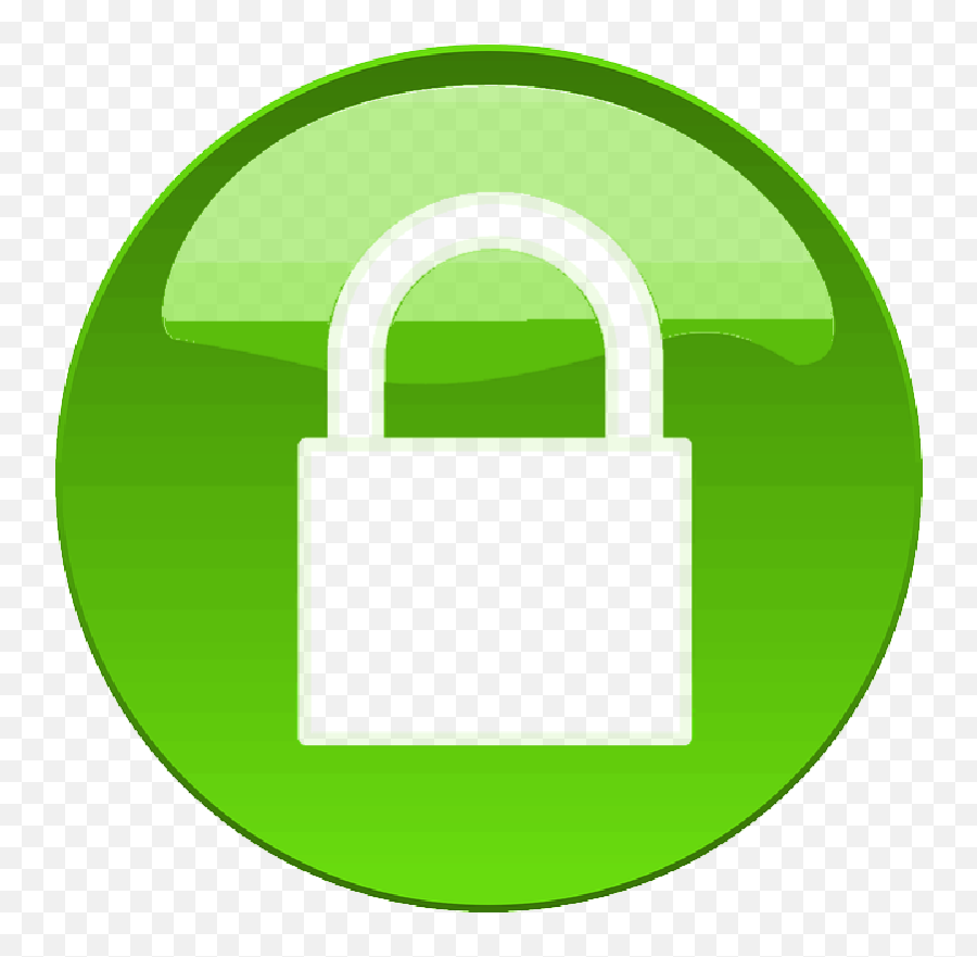 Locked And Unlocked Icon - Clip Art Library Transparent Green Lock Icon Png,Unlocked Lock Icon