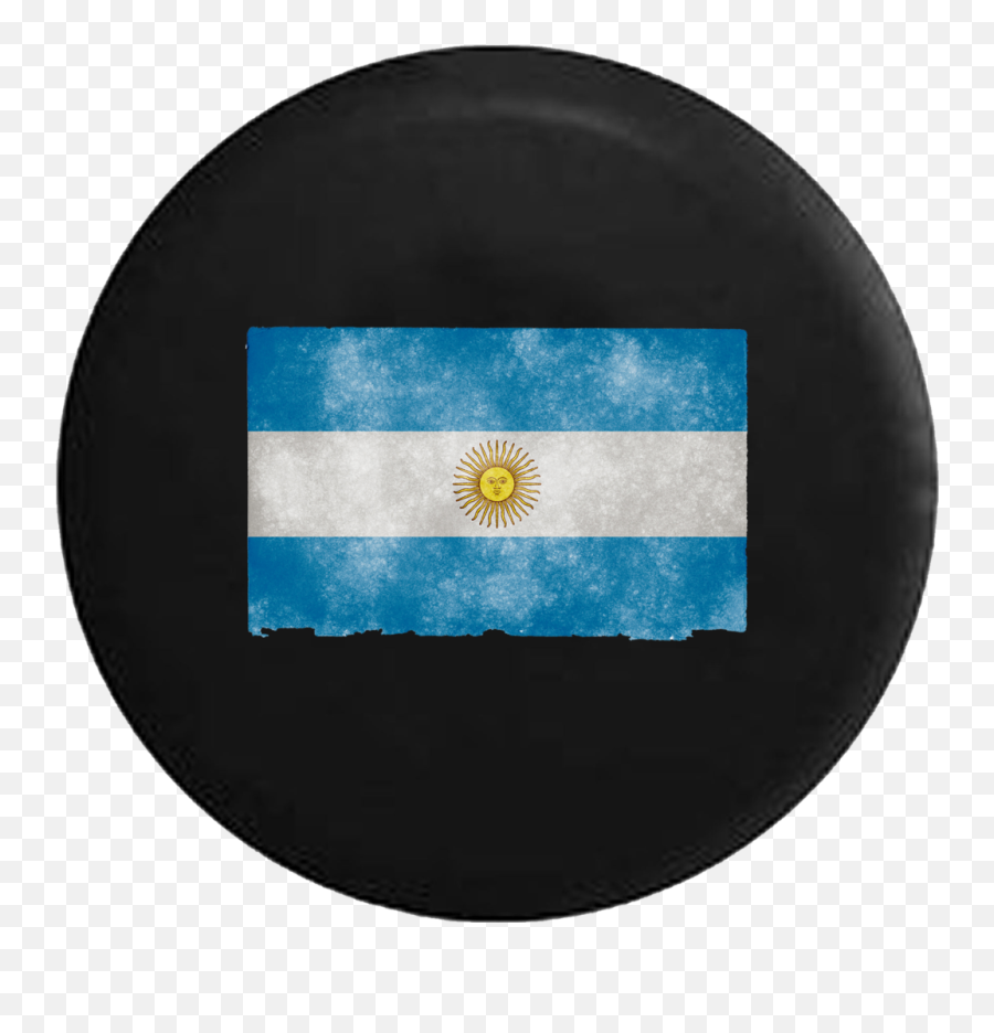 Rv Camper Spare Tire Cover - Circle Png,Argentina Flag Png