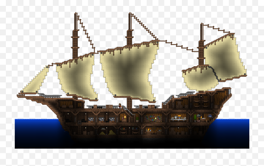Terraria - Marine Architecture Png,Pirate Ship Icon