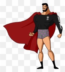 Dcau Superman But Itu0027s Markiplier - Beard Justice League Unlimited png
