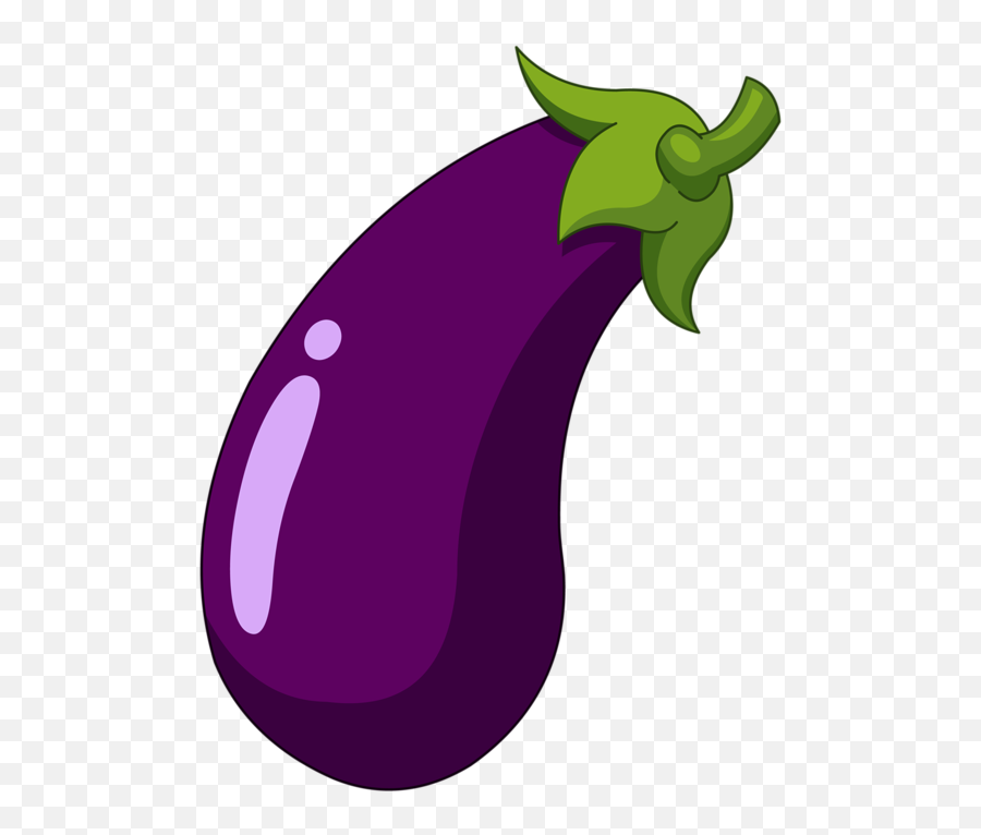 Eggplant Cartoon Royalty - Eggplant Clipart Png,Eggplant Transparent