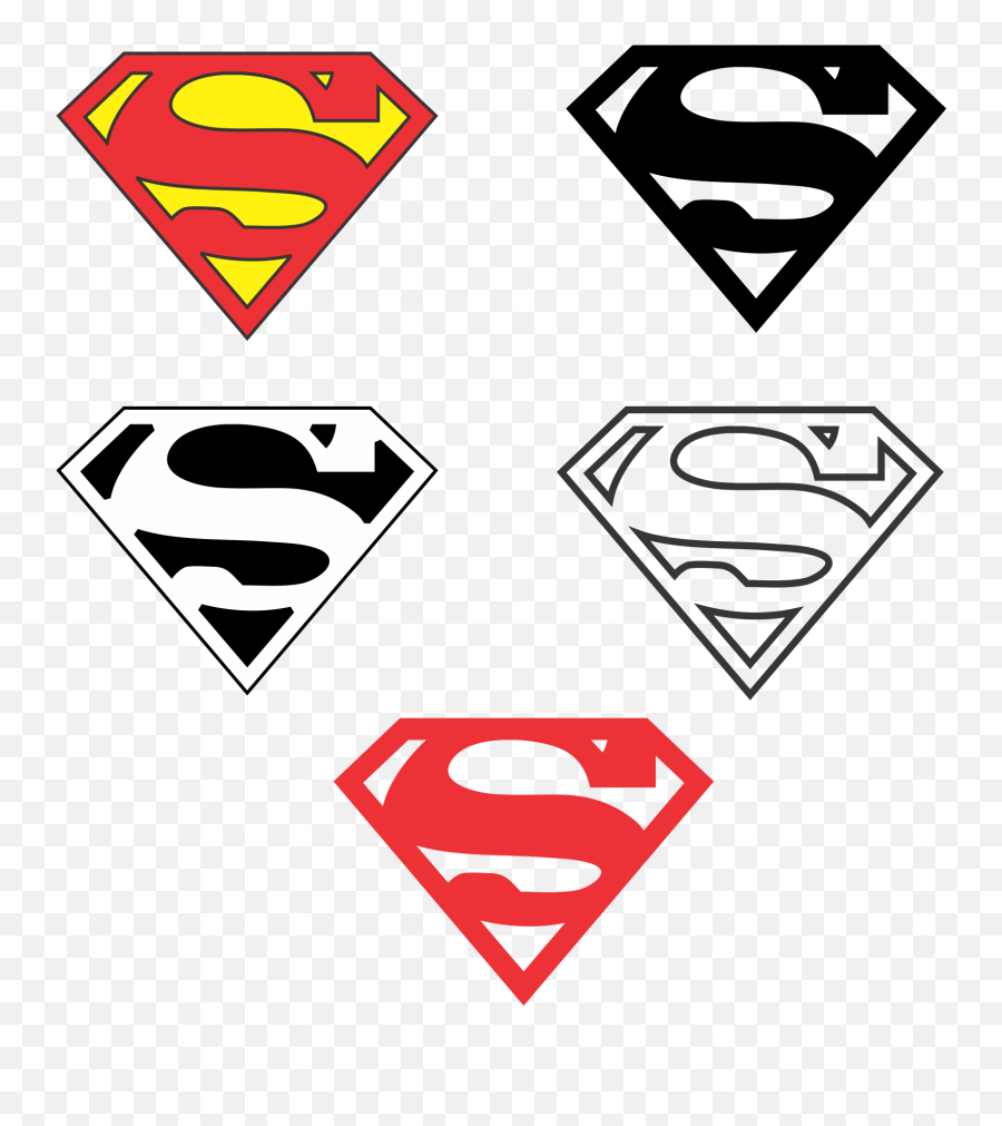 Black Superman Logo Vector Svg - Free Vector Design Cdr Vector Superman Logo Svg Png,Super Man Icon