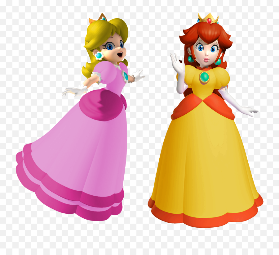 Color Swapped Princess Daisy And - Peach And Daisy Swap Png,Princess Peach Icon