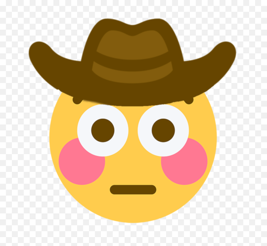 Flushed Emoji Png - Flushedcowboy Discord Emoji Discord Discord Flushed Emoji Png,Think Emoji Png