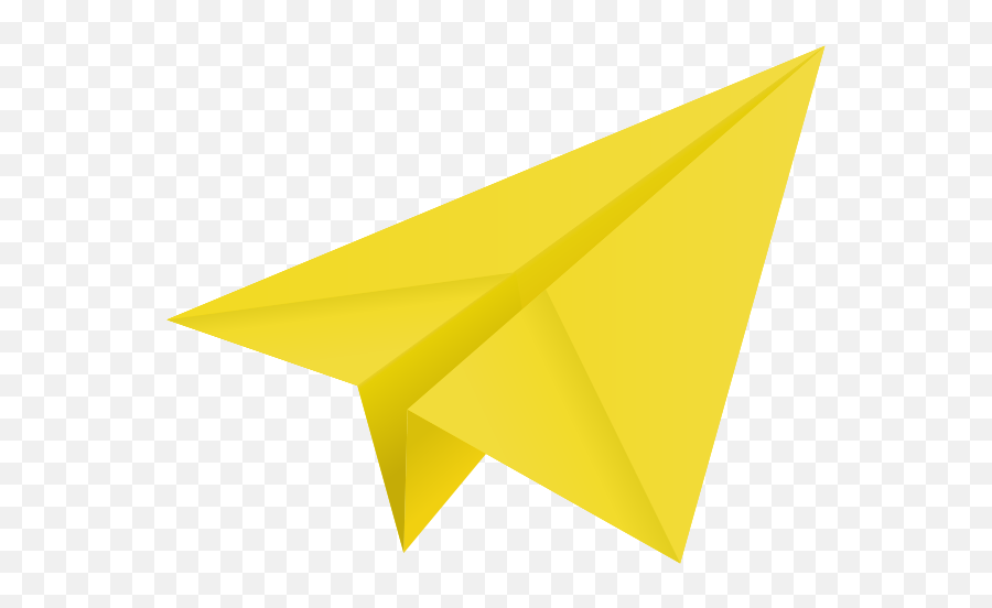 Yellow Paper Plane Aeroplane Vector Icon Data For - Vector Yellow Paper Plane Png,Paper Airplane Icon Png