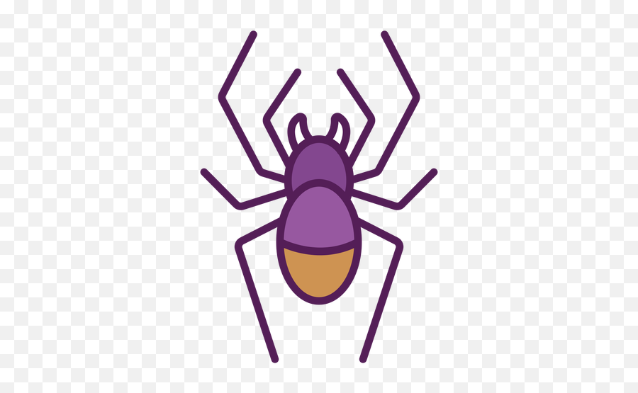 Spider From Top Geometric Color Stroke Transparent Png U0026 Svg - Parasitism,Bl3 Spider Icon