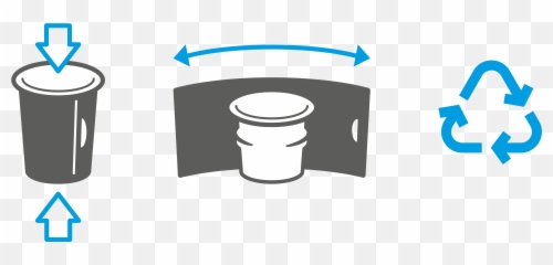 K3 R100 The Self - separating cup Cylinder png