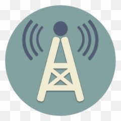 Music Radio Station Tv Waves Wifi Icon - Pictograms Vol2 png