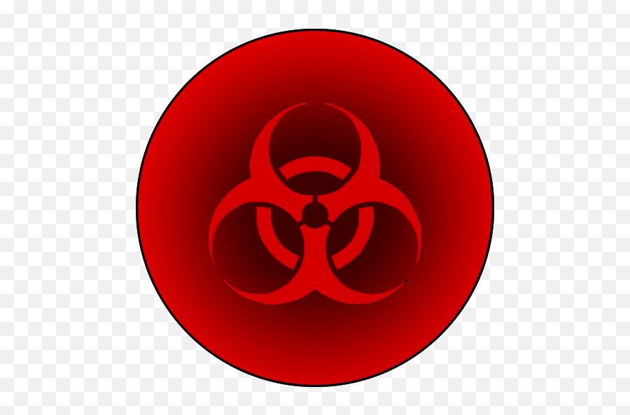Bio Hazard Icon 6 Black Backgrounds And Red - Transparent Yellow Biohazard Symbol Png,Toxic Icon