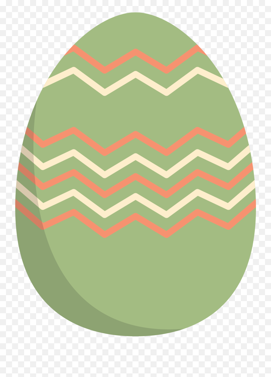 Easter Egg Flat Icon Zig Zag Graphic By Goodtelangid - Egg Png Icon Gif,Be Icon