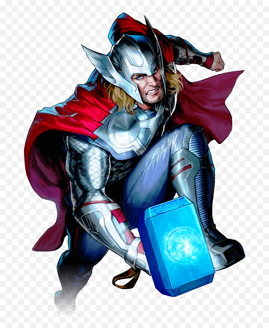 Mobile - Marvel Battle Lines Thor Odinson The Spriters Marvel Battle Lines Thor Cover Png,Thor Png