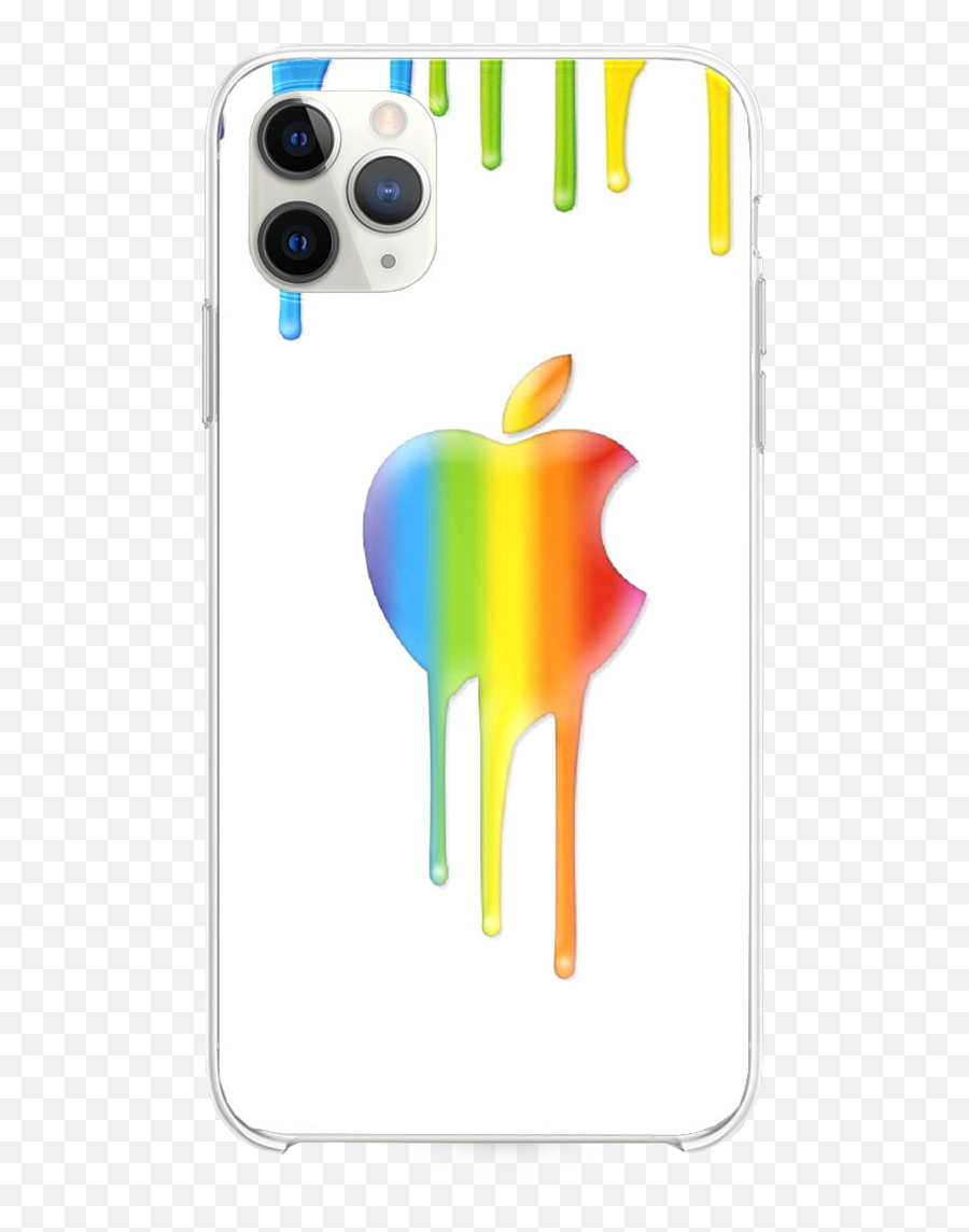 Apple Rainbow Background Iphone 11 Pro - Ipod Nano Png,Apple Iphone Logo Wallpaper