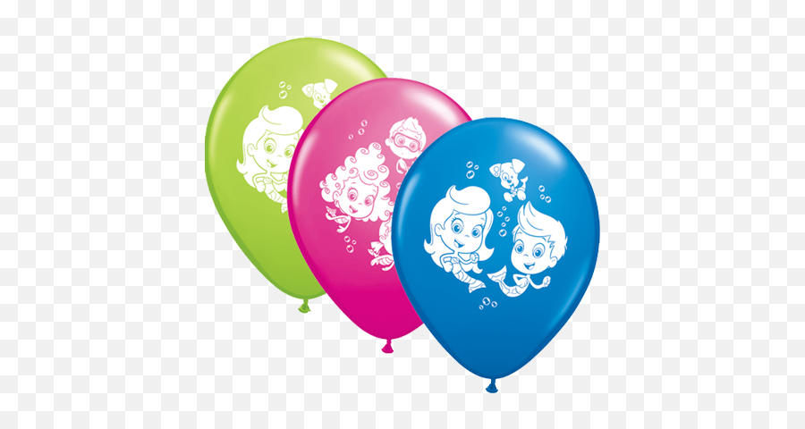 12u201d Assorted Bubble Guppies Latex Balloons - Balloon Png,Bubble Guppies Png