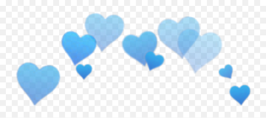 Blue Hearts Background Png Free - Hearts Around The Head,Blue Heart Png