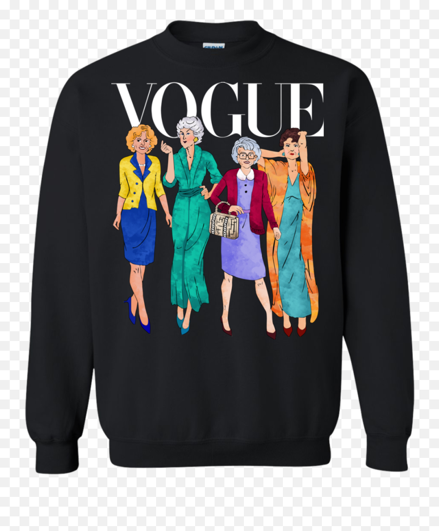 The Golden Girls Vogue Sweatshirt - Spider Man Pizza Time Shirt Png,Golden Girls Png