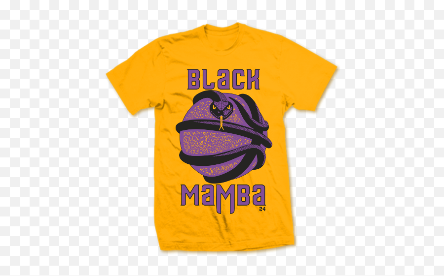 Black Mamba T Shirts Kobe Bryant Shirt Design Full Png - shirt Png