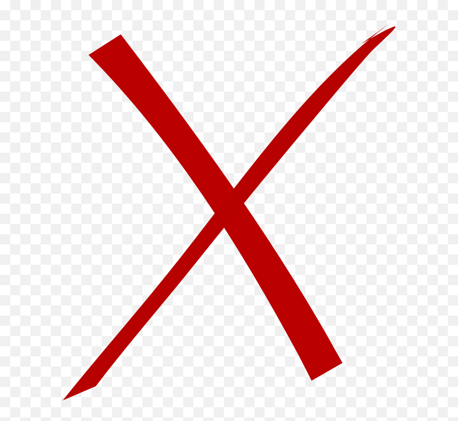 Urmother - Hand Drawn Cross Out Png,Red X Mark Png