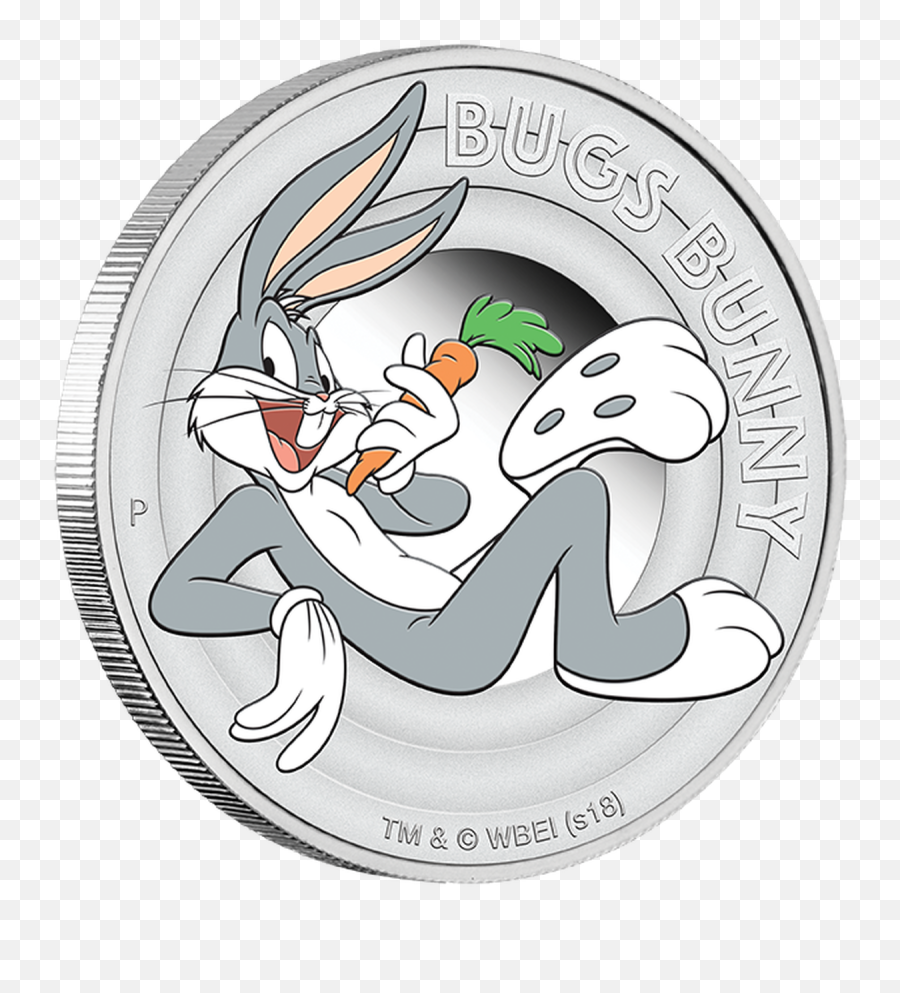 Bugs Bunny Silver Proof Coin - Looney Tunes And Merrie Melodies Bugs Bunny Png,Bugs Bunny Png