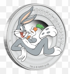Bugs Bunny Silver Proof Coin - Looney Tunes And Merrie Melodies Bugs Bunny Png,Bugs Bunny Png
