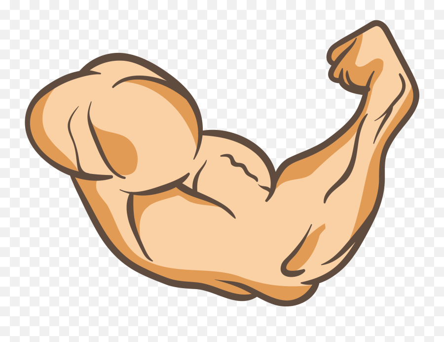 Clip Art A Powerful Arm 2359 1711 - Muscle Arms Png,Muscle Emoji Png